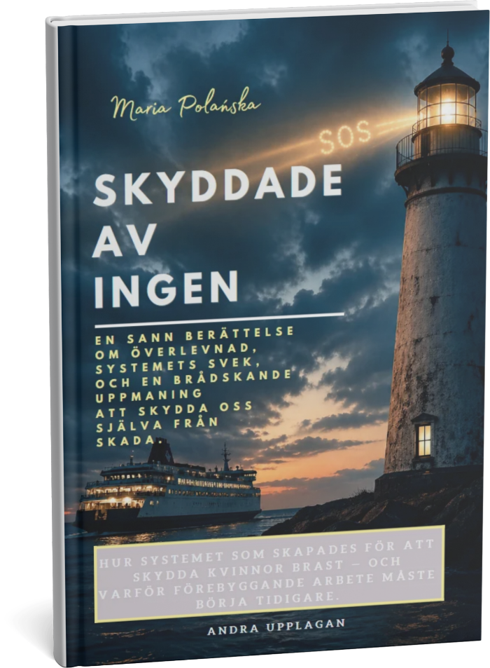 Cover of Skyddade av Ingen by Maria Polańska (Svenska edition)